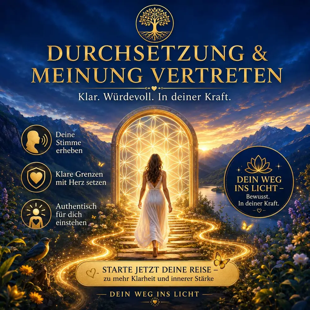 Durchsetzung Meinung vertreten – geführte Meditation MP3